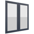 Fabuwood Galaxy Indigo DS GDW3639 Wall Glass Door, Front View