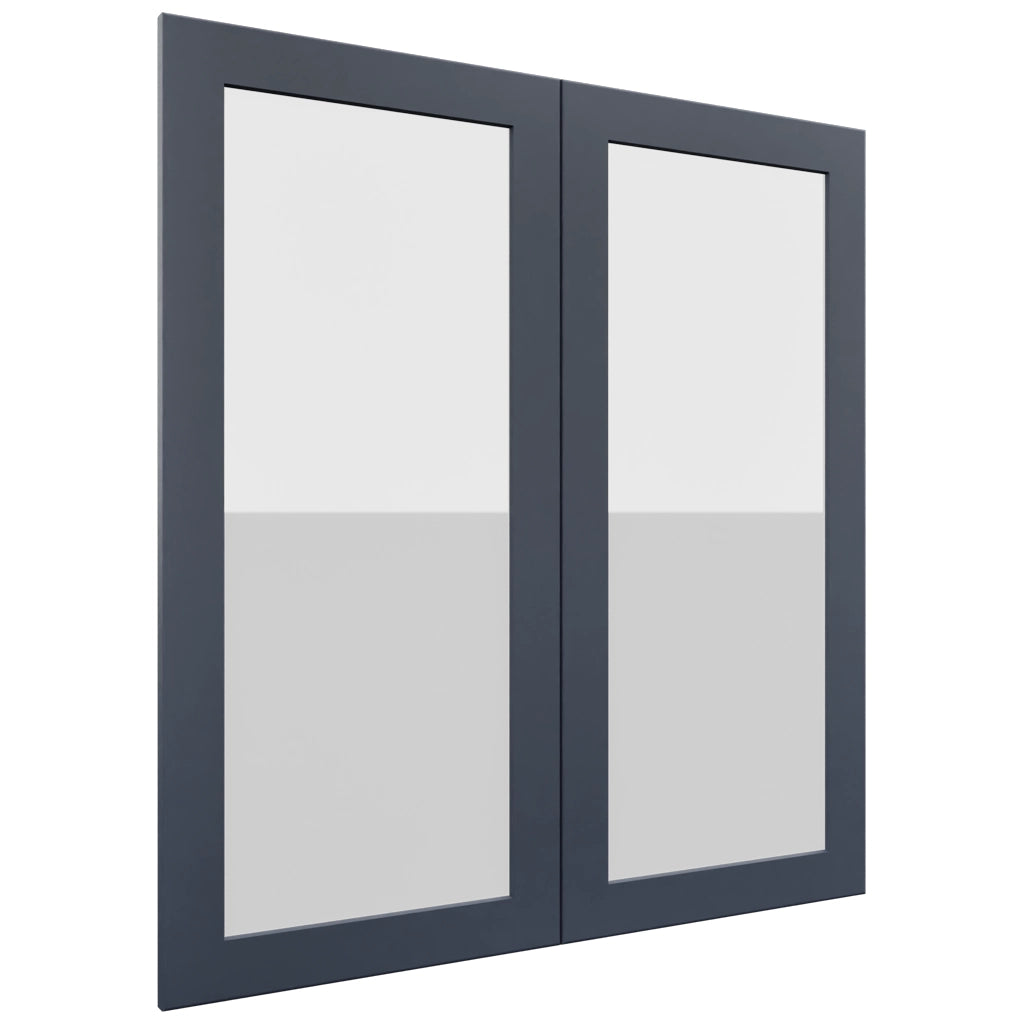 Fabuwood Galaxy Indigo DS GDW3639 Wall Glass Door, Front View