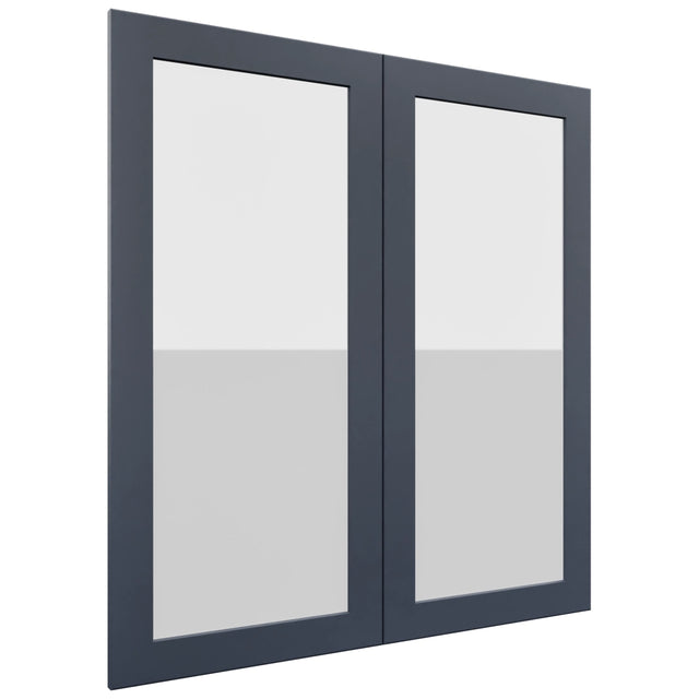 Fabuwood Galaxy Indigo DS GDW3639 Wall Glass Door, Front View