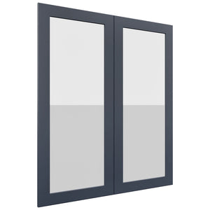 Fabuwood Galaxy Indigo DS GDW3642 Wall Glass Door, Front View