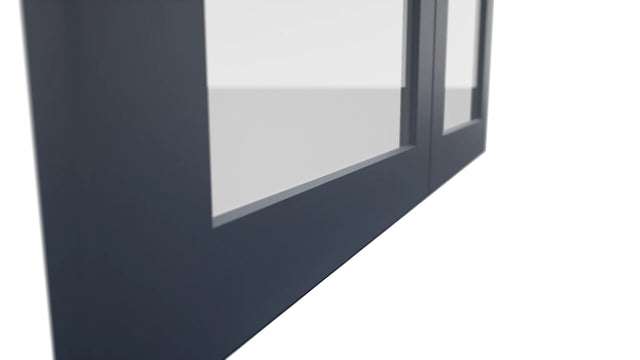 Fabuwood Galaxy Indigo DS GDW3642 Wall Glass Door, Detail View