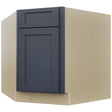 Fabuwood Galaxy Indigo DSB36 Base Corner Diagonal Sink Cabinet, Front View
