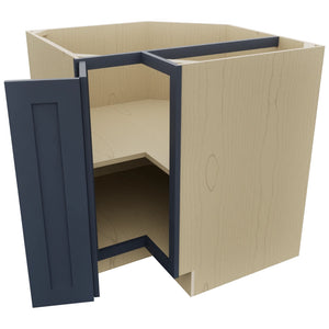 Fabuwood Galaxy Indigo ERB33 Base Corner Easy Reach Cabinet, Open View