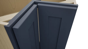 Fabuwood Galaxy Indigo ERB33 Base Corner Easy Reach Cabinet, Detail View