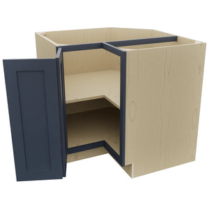 Fabuwood Galaxy Indigo ERB36 Base Corner Easy Reach Cabinet, Open View