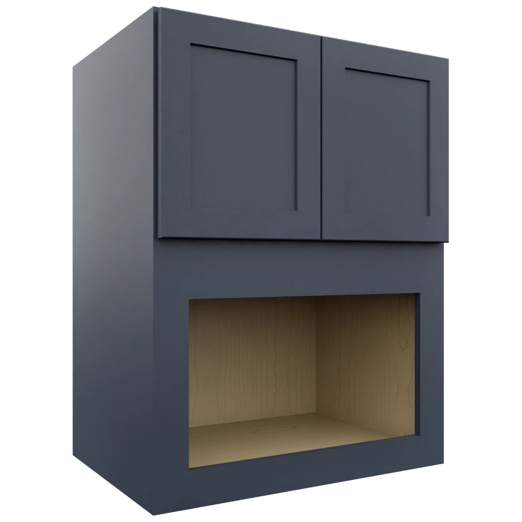 Fabuwood Galaxy Indigo MC303921 Wall Microwave Cabinet, Front View