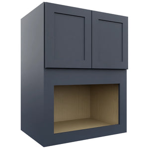 Fabuwood Galaxy Indigo MC303921 Wall Microwave Cabinet, Front View