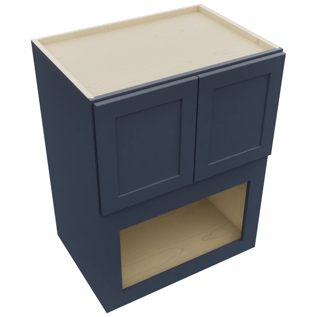 Fabuwood Galaxy Indigo MC303921 Wall Microwave Cabinet, Top View