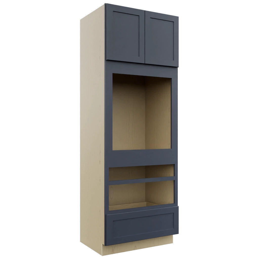 Fabuwood Galaxy Indigo OC3393D Tall Oven Cabinet Double, Front View