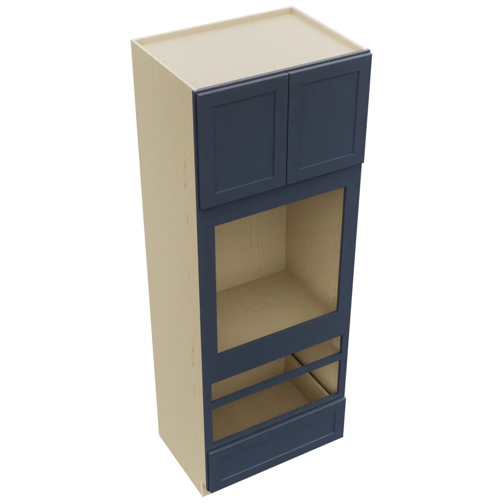 Fabuwood Galaxy Indigo OC3393D Tall Oven Cabinet Double, Top View