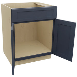 Fabuwood Galaxy Indigo SB27 Base Sink Cabinet, Open View