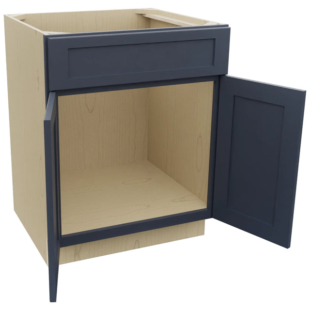Fabuwood Galaxy Indigo SB27 Base Sink Cabinet, Open View
