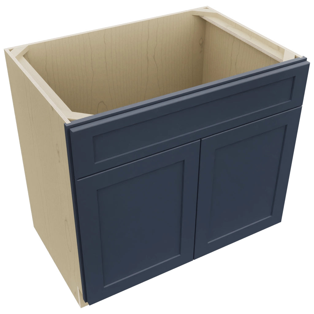 Fabuwood Galaxy Indigo SB36SDF Base Sink Cabinet, Top View