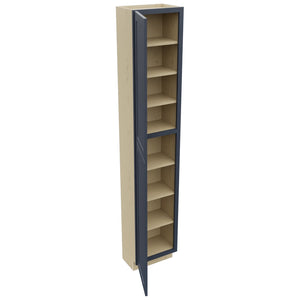 Fabuwood Galaxy Indigo TP181296 Tall Pantry Cabinet, Open View