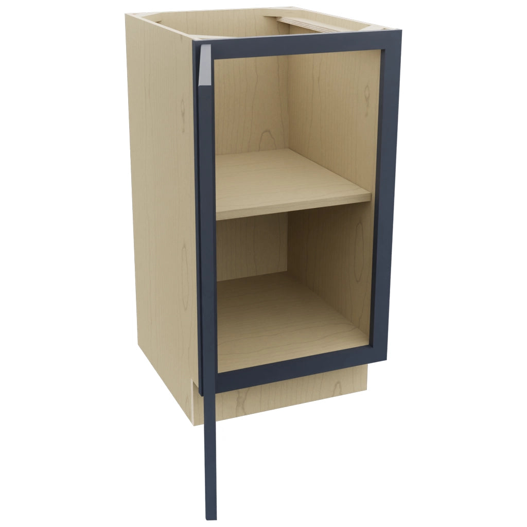 Fabuwood Galaxy Indigo VB18FD Vanity Base Full Height Cabinet, Open View