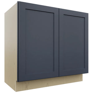 Fabuwood Galaxy Indigo VB36FD Vanity Base Full Height Cabinet, Front View