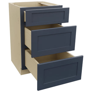 Fabuwood Galaxy Indigo VDB21-34 Vanity Drawer Cabinet, Open View