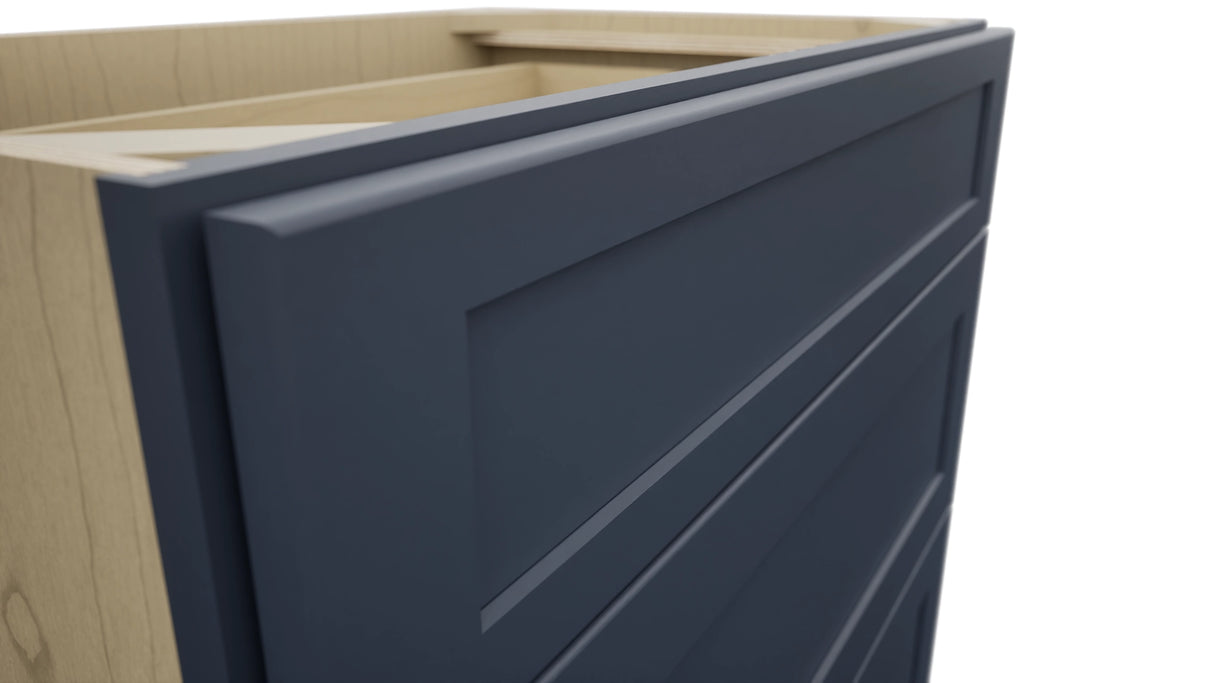 Fabuwood Galaxy Indigo VDB33-34 Vanity Drawer Cabinet, Detail View