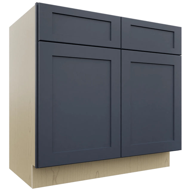 Fabuwood Galaxy Indigo VSB36-34 Vanity Sink Cabinet, Front View