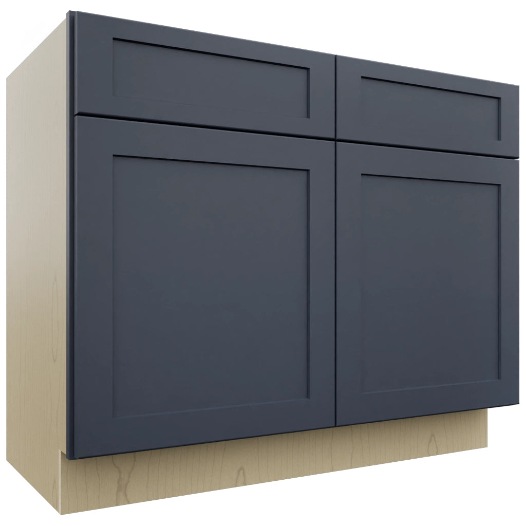 Fabuwood Galaxy Indigo VSB42-34 Vanity Sink Cabinet, Front View