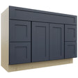 Fabuwood Galaxy Indigo VSD30DR Vanity Combo Cabinet, Front View
