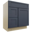 Fabuwood Galaxy Indigo VSD36DL Vanity Combo Cabinet, Front View