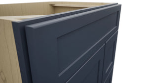 Fabuwood Galaxy Indigo VSD36DR Vanity Combo Cabinet, Detail View