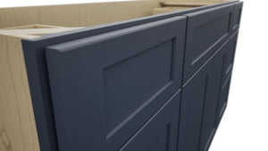 Fabuwood Galaxy Indigo VSD60SINGLE Vanity Combo Cabinet, Detail View