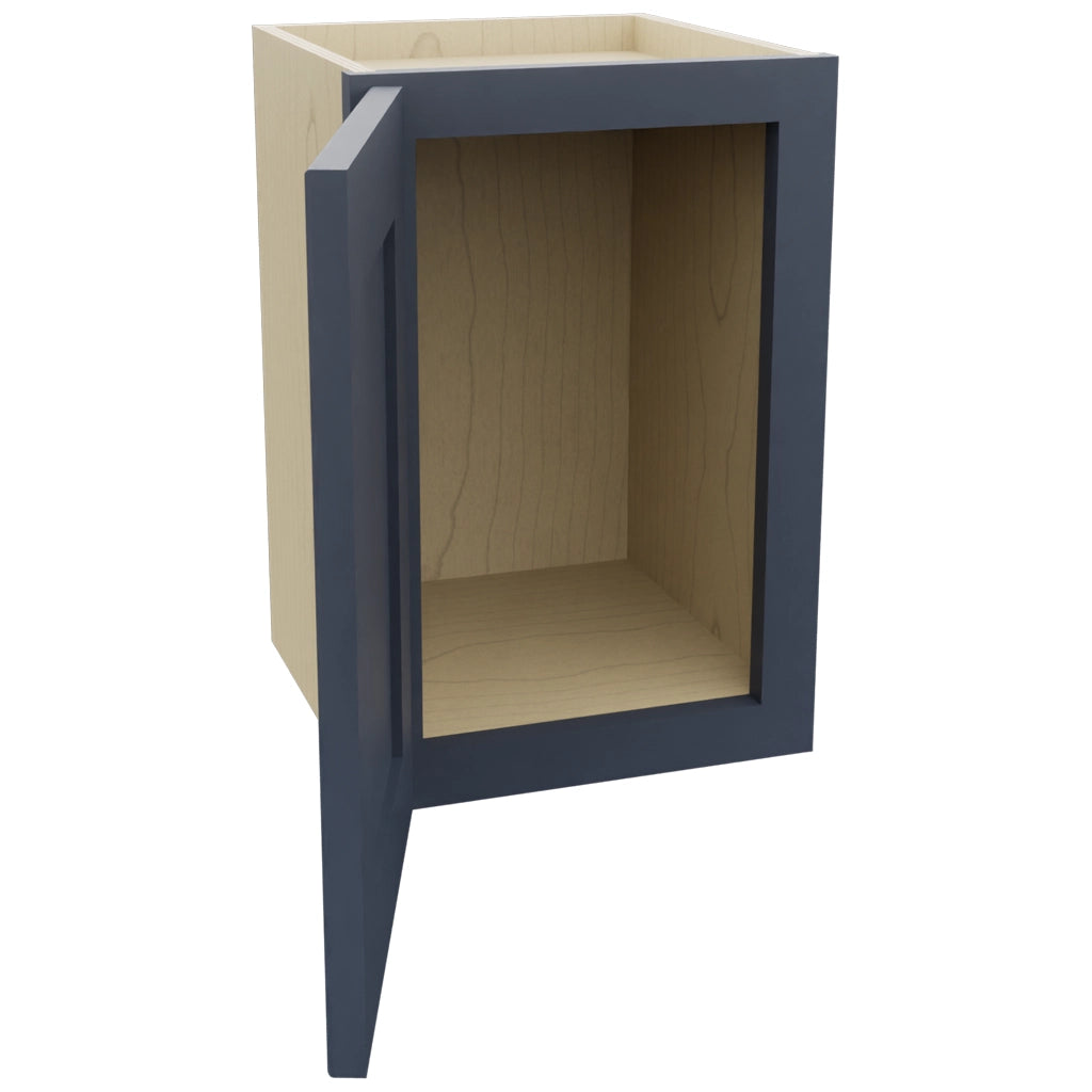 Fabuwood Galaxy Indigo W1218 Wall Standard Cabinet, Open View