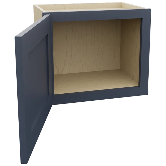 Fabuwood Galaxy Indigo W1815 Wall Standard Cabinet, Open View