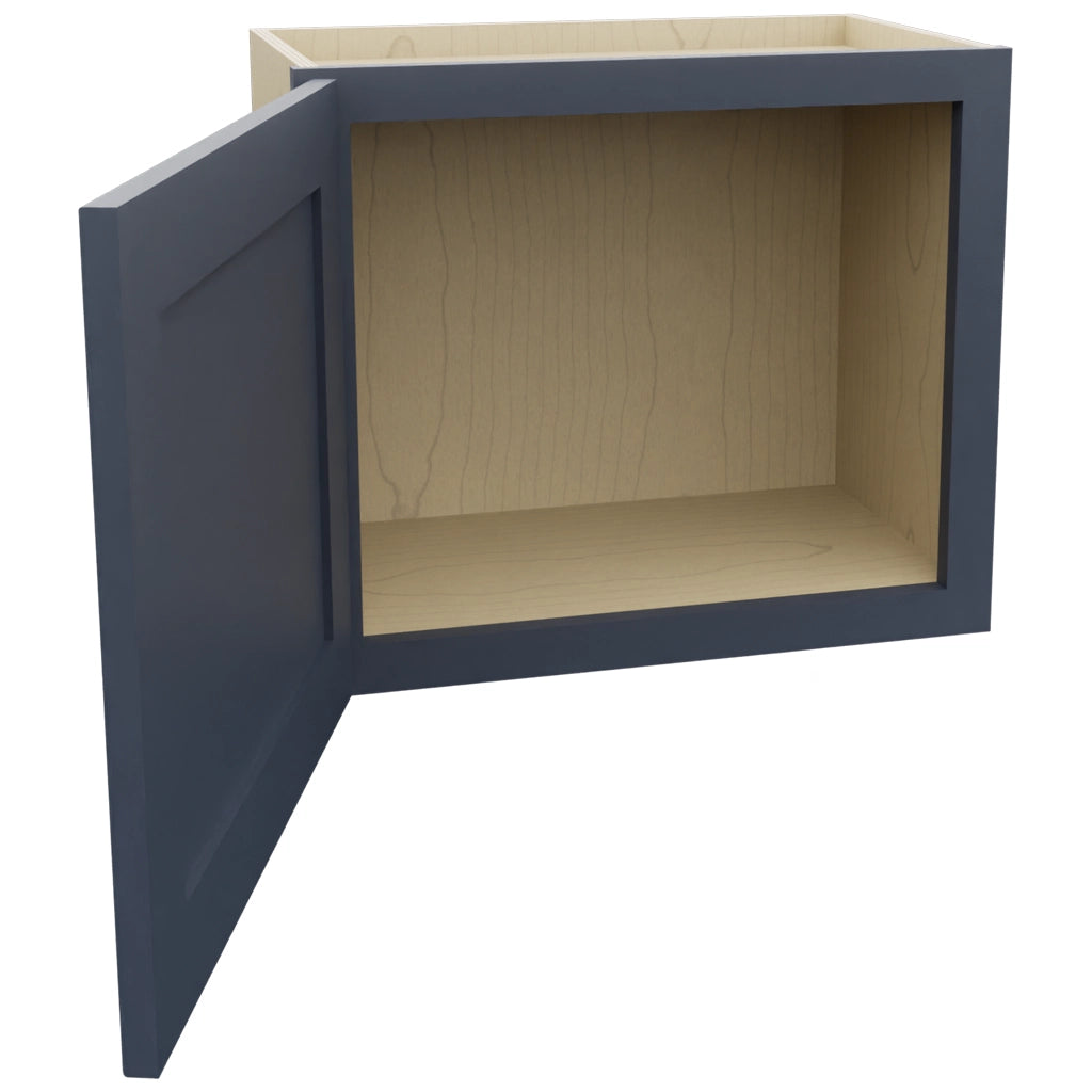 Fabuwood Galaxy Indigo W2118 Wall Standard Cabinet, Open View