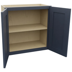 Fabuwood Galaxy Indigo W2424 Wall Standard Cabinet, Open View