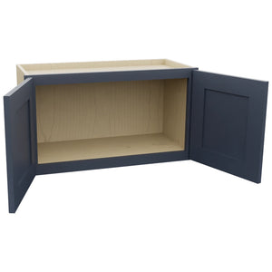 Fabuwood Galaxy Indigo W2715 Wall Standard Cabinet, Open View
