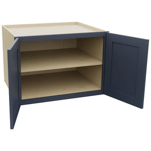 Fabuwood Galaxy Indigo W302124 Wall Deep Cabinet, Open View
