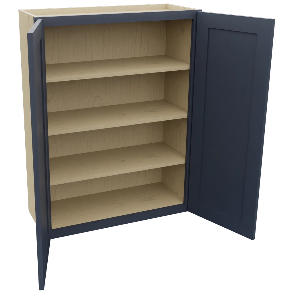 Fabuwood Galaxy Indigo W3039 Wall Standard Cabinet, Open View