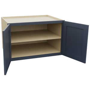 Fabuwood Galaxy Indigo W332124 Wall Deep Cabinet, Open View