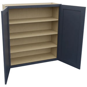 Fabuwood Galaxy Indigo W3639 Wall Standard Cabinet, Open View
