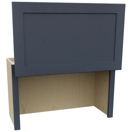 Fabuwood Galaxy Indigo WAC3018 Wall Appliance Cabinet, Open View