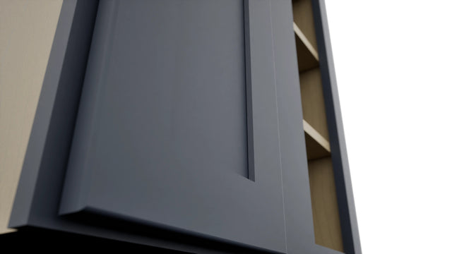 Fabuwood Galaxy Indigo WBC2436 Wall Corner Blind Cabinet, Detail View