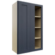 Fabuwood Galaxy Indigo WBC2439 Wall Corner Blind Cabinet, Front View