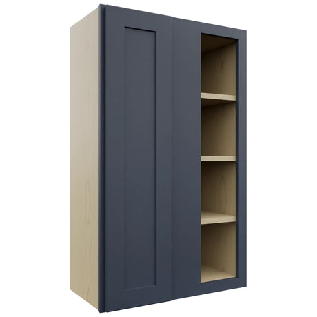 Fabuwood Galaxy Indigo WBC2439 Wall Corner Blind Cabinet, Front View