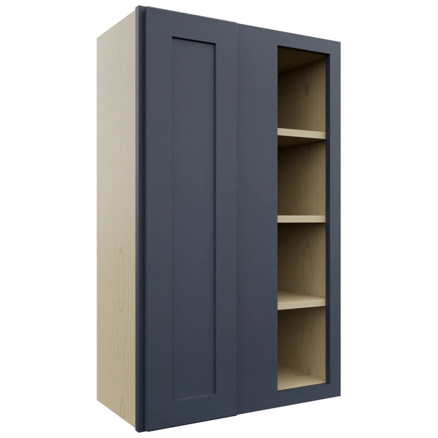 Fabuwood Galaxy Indigo WBC2439 Wall Corner Blind Cabinet, Front View