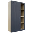 Fabuwood Galaxy Indigo WBC2442 Wall Corner Blind Cabinet, Front View