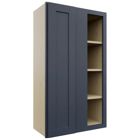 Fabuwood Galaxy Indigo WBC2442 Wall Corner Blind Cabinet, Front View