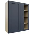 Fabuwood Galaxy Indigo WBC3036 Wall Corner Blind Cabinet, Front View