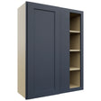 Fabuwood Galaxy Indigo WBC3039 Wall Corner Blind Cabinet, Front View