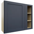 Fabuwood Galaxy Indigo WBC3630 Wall Corner Blind Cabinet, Front View