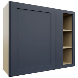 Fabuwood Galaxy Indigo WBC3630 Wall Corner Blind Cabinet, Front View