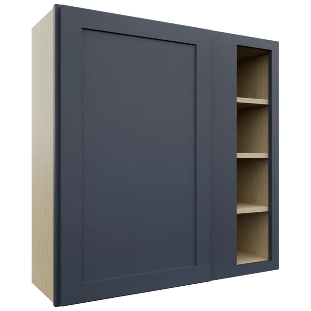 Fabuwood Galaxy Indigo WBC3636 Wall Corner Blind Cabinet, Front View