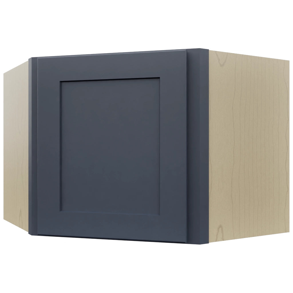 Fabuwood Galaxy Indigo WDC2418 Wall Corner Diagonal Cabinet, Front View